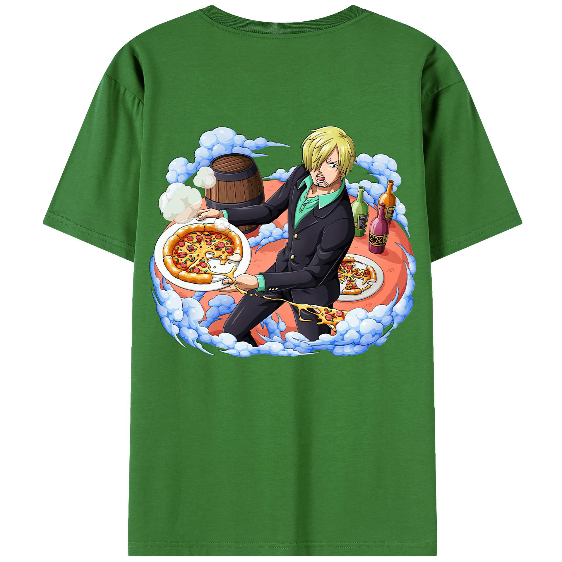 （画像用） ワンピース サンジ ONE PIECE Sanji レディース半袖Tシャツ(バックプリント)
